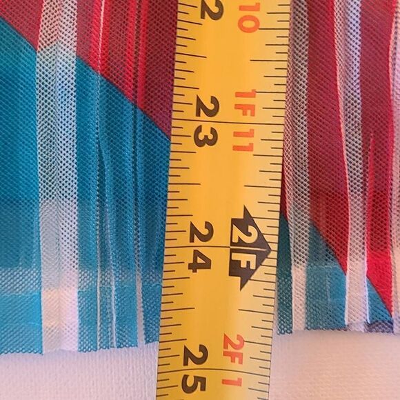 Adidas Womens Adizero Multicolor Athletic Cap Sleeve Top Large - Picture 7 of 12